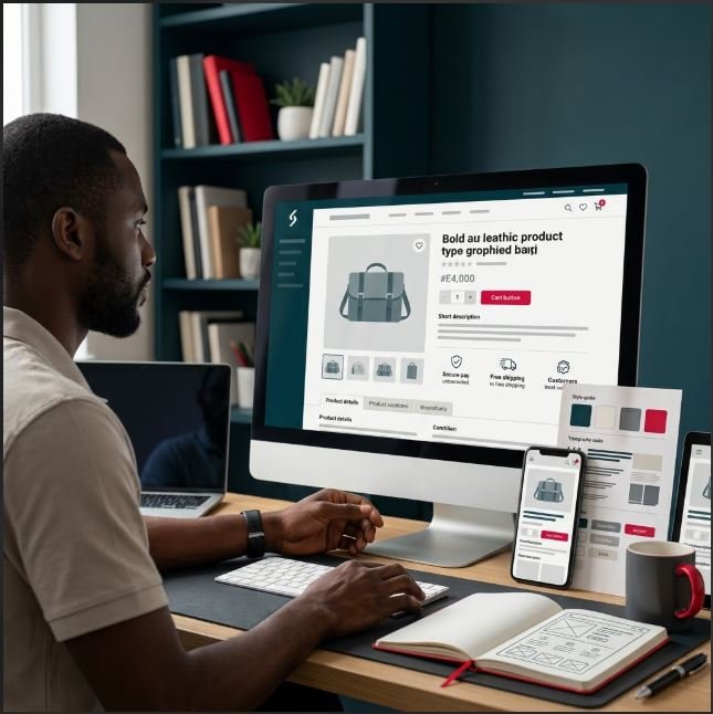 Boutique WooCommerce professionnelle avec une fiche produit claire et structurée.